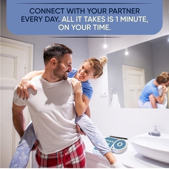 Toilet Tag - Couples Games, Couple Game Date Night, Couples Card Games - Picture 2 of 6